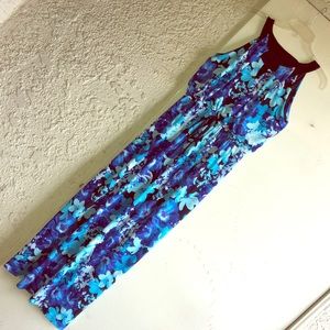 ENFOCUS STUDIO, LONG FLORAL BLUE MAXI SIZE 12